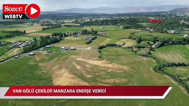 Van Gölü çekildi! Manzara endişe verici