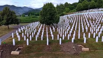 Graves prepared for Srebrenica victims 30 years after massacre