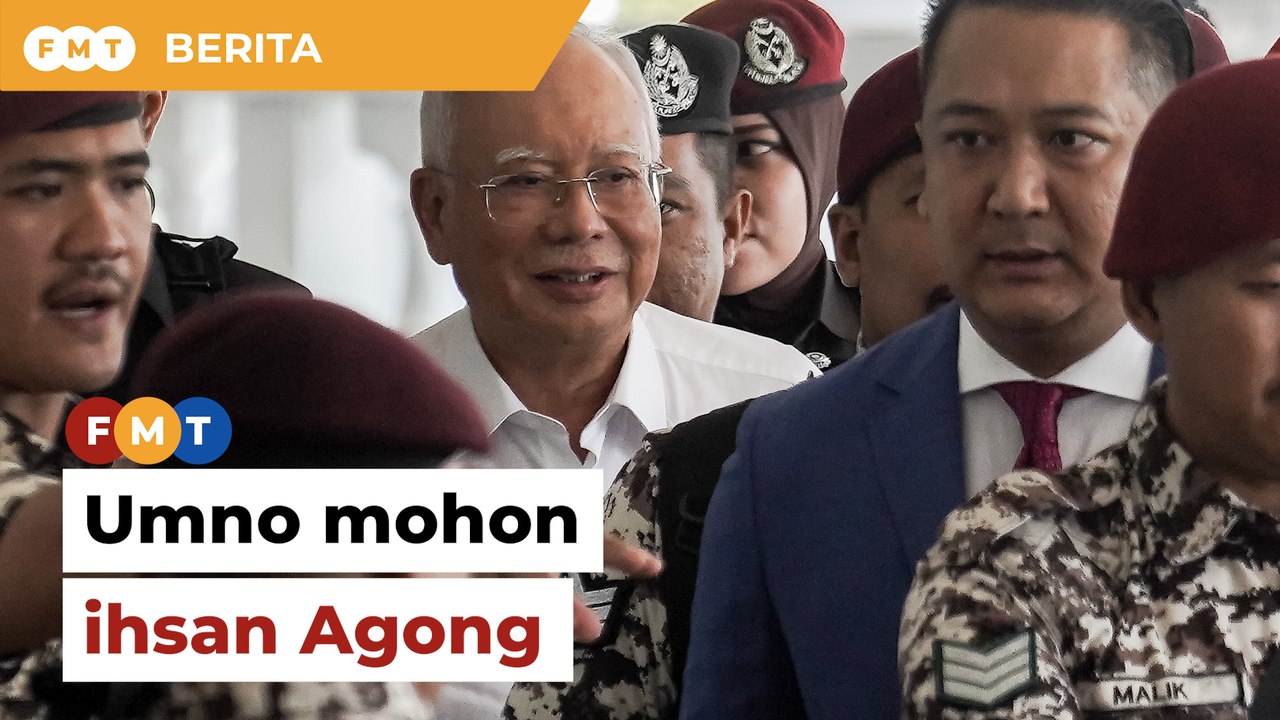 Benar Najib bawah tahanan rumah, Umno mohon ihsan Agong