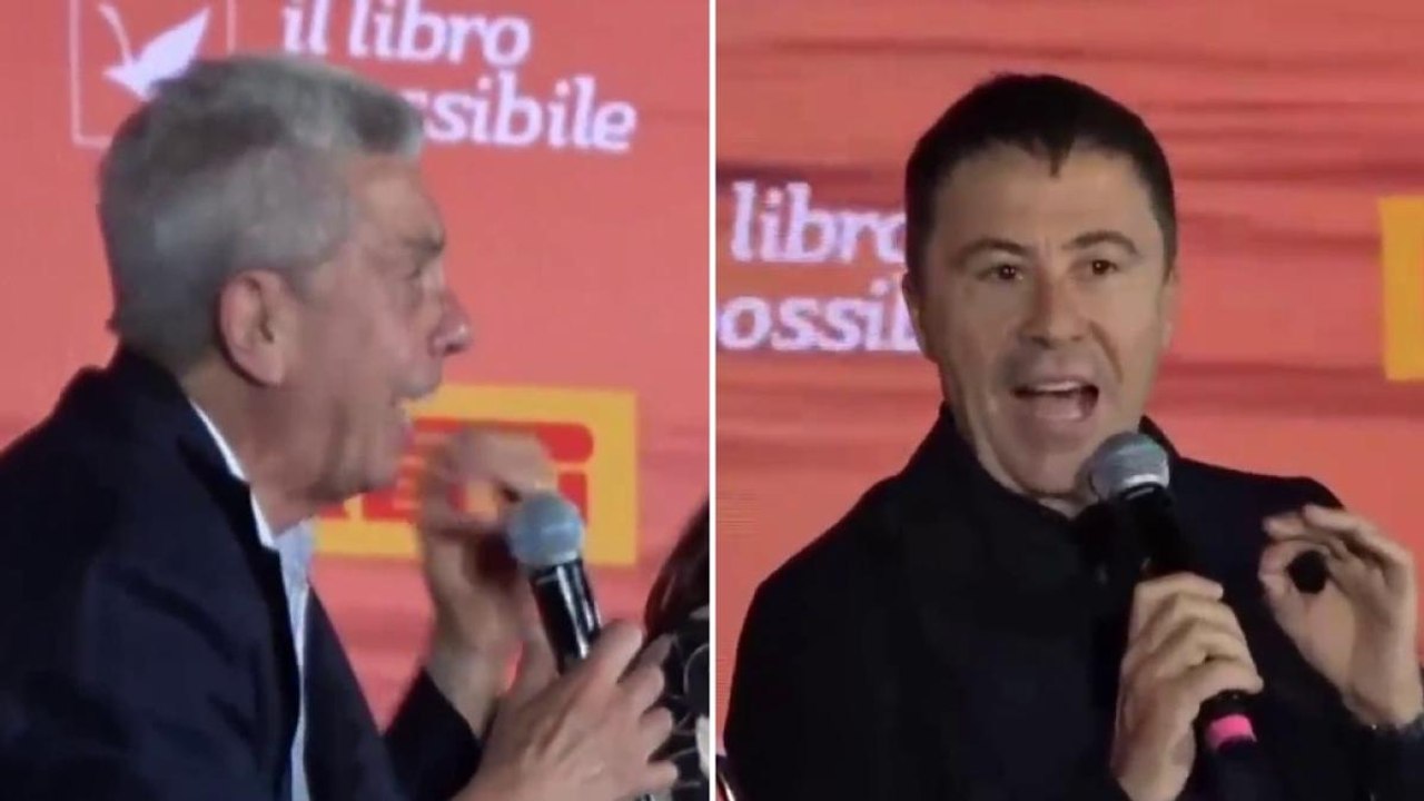 «Chi se ne frega della Murgia», la frase di Bocchino fa infuriare Padellaro (che minaccia di andarsene)