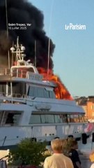 Un superyacht de 41 m prend feu dans le port de Saint-Tropez