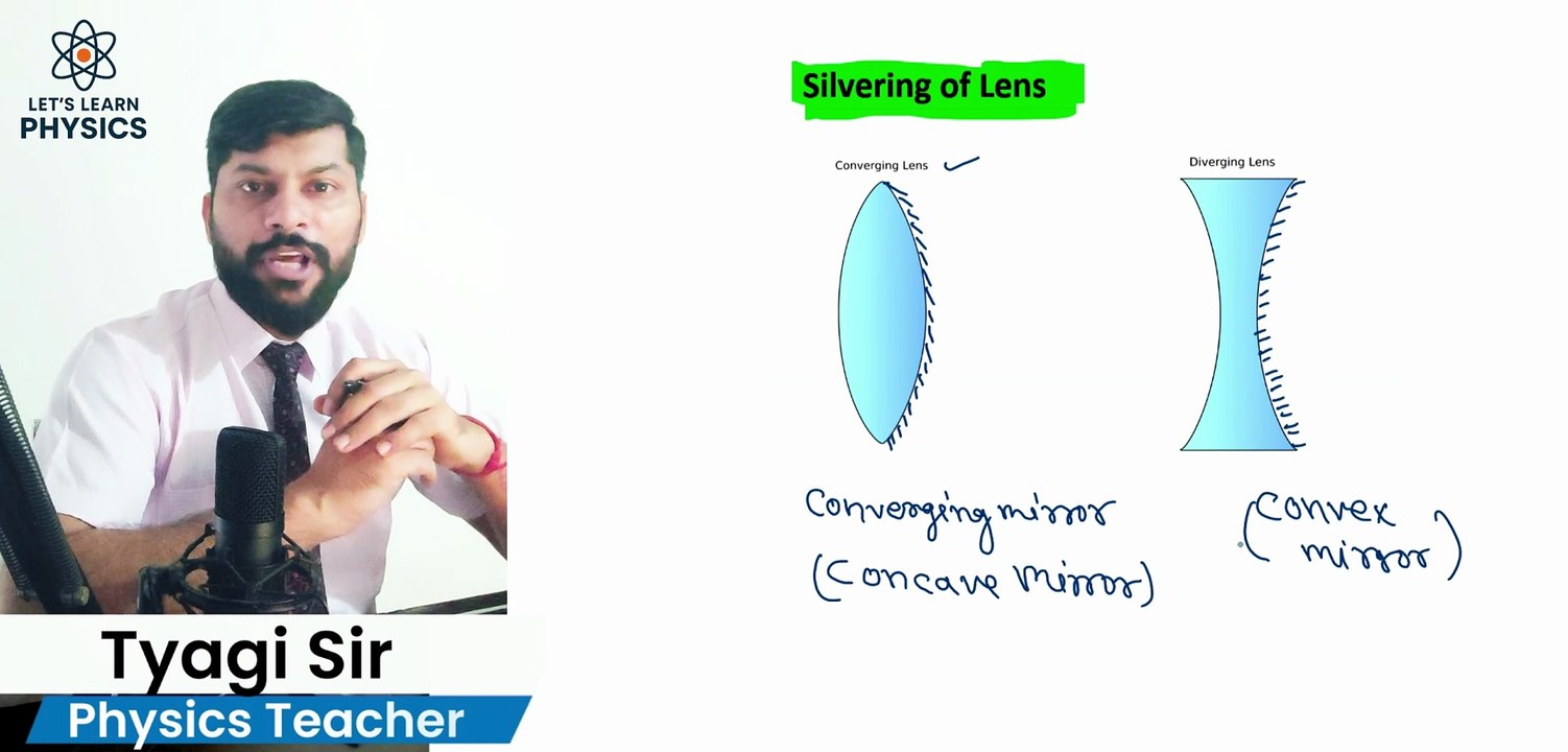 L17 Silvering of lens || NEET & JEE || CLASS 12 || CLASS 11 || CLASS 10 OLY