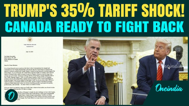 Trump slaps 35% tariff on Canada—Carney fires back as trade war threatens to explode before August 1