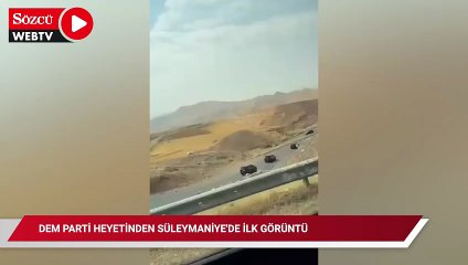 DEM Parti heyetinden Süleymaniye'de ilk görüntü