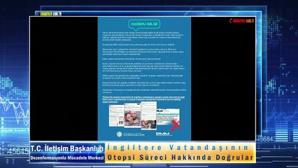 İngiltere Vatandaşının Otopsi Süreci Hakkında Doğrular