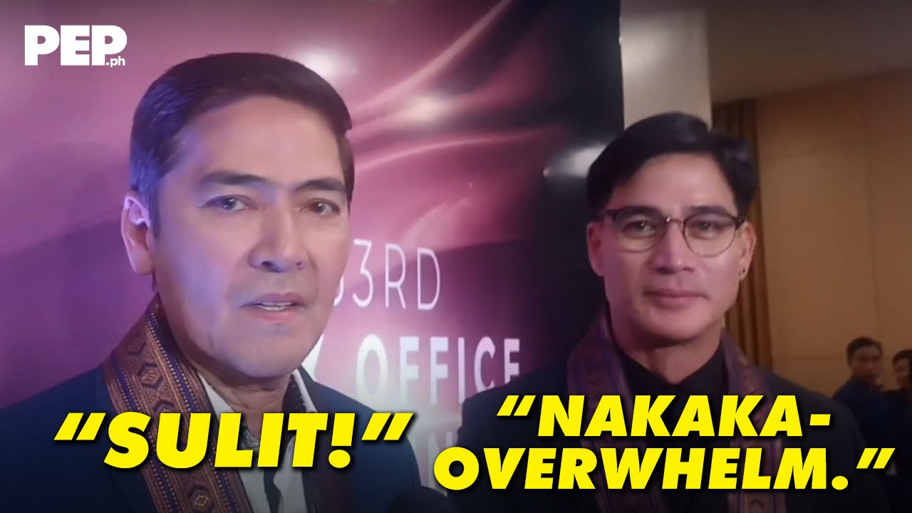 Piolo Pascual, Vic Sotto on being tied as Film Actors of the Year | PEP Interviews