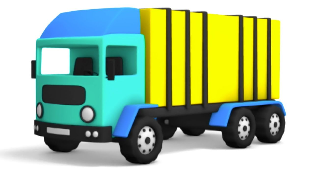 Toy Box Lorry Formation | Learn Vehicles for Ki...