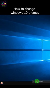 how to change windows 10 themes