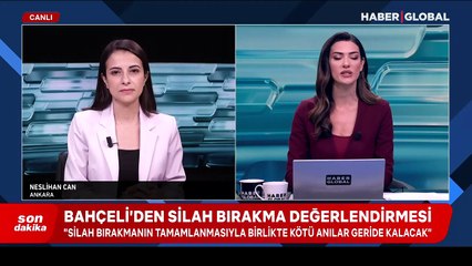 MHP lideri Bahçeli'den, terör örgütü PKK'nın silah teslimine dair ilk açıklama