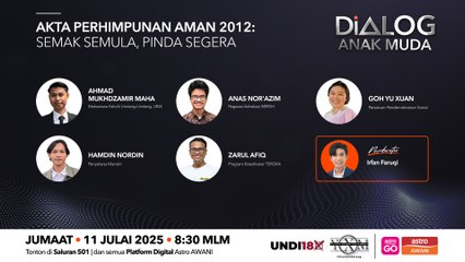 Dialog Anak Muda: Akta perhimpunan aman 2012 | Semak semula, pinda segera