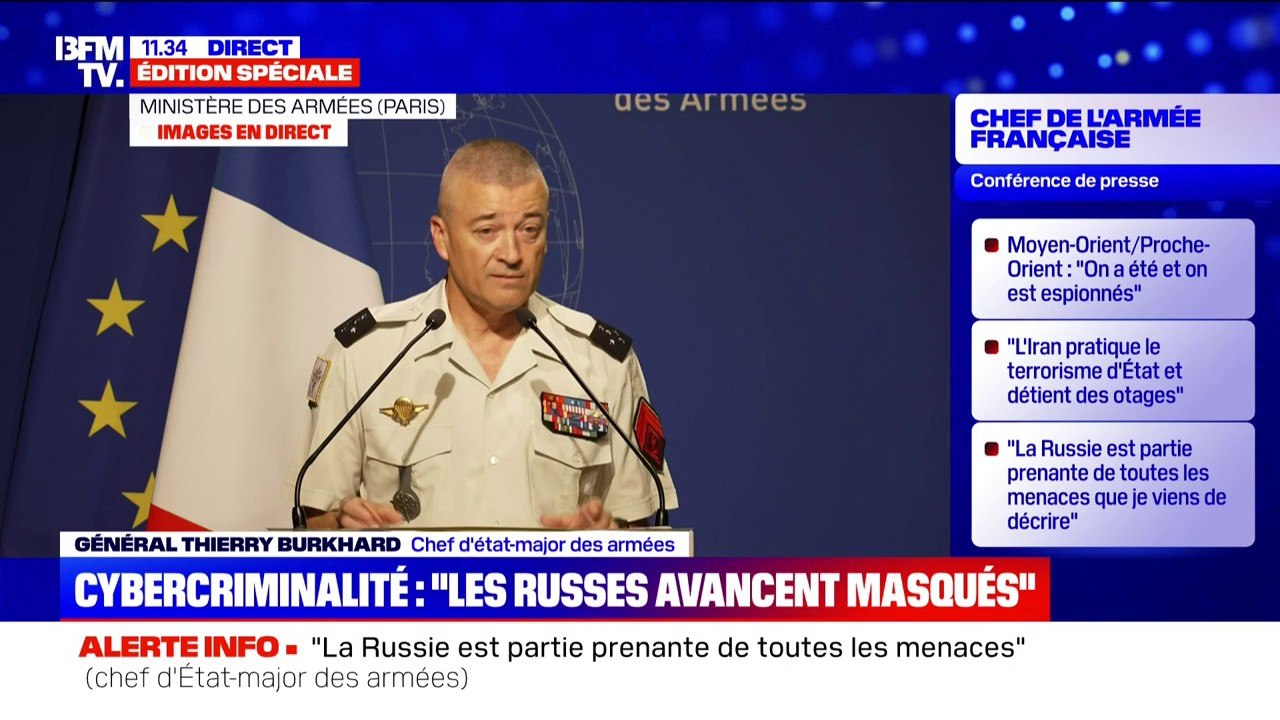 Guerre en Ukraine: “Affaiblir l’Europe et démanteler l’Otan, c’est l’objectif de Poutine”, déclare le chef d’état-major des armées