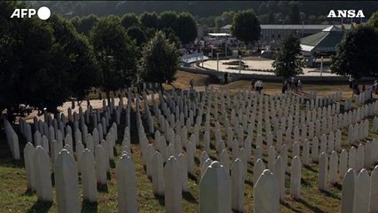 Srebrenica, la citta' ricorda i 30 anni dal massacro
