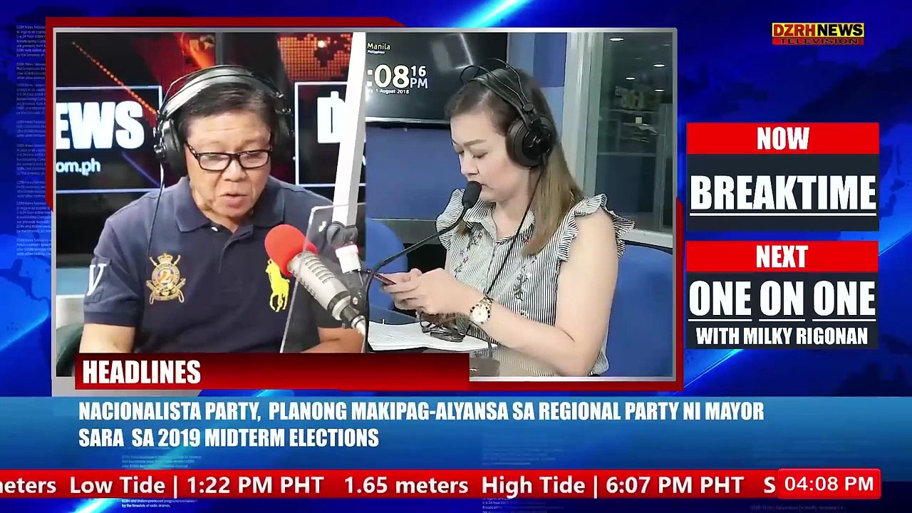 BREAKTIME WITH DEO MACALMA AND KAREN OW-YONG (08/01/2018)