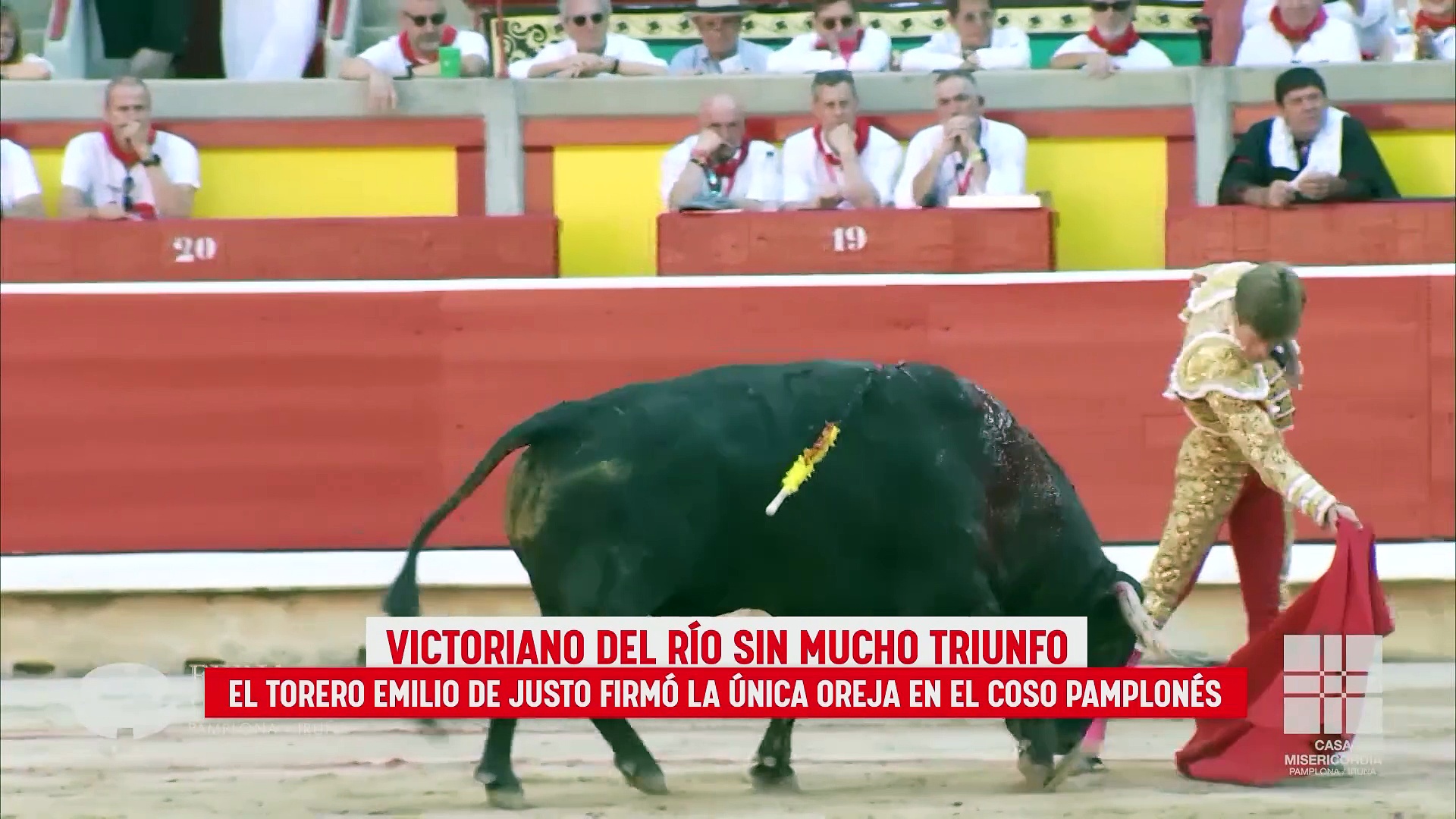 Una única oreja para Emilio de Justo