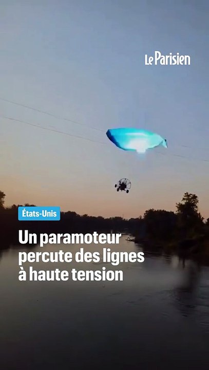 Un paramoteur percute des lignes à haute tension