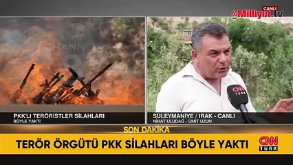 Terörsüz Türkiye yolunda tarihi adım! İlk PKK'lı terörist grubu silahlarını yaktı