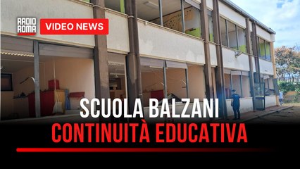 Scuola Balzani, dopo l’esplosione interventi in partenza e continuità educativa