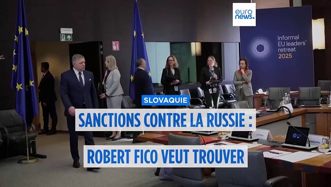 Sanctions contre la Russie : la Slovaquie souhaite parvenir à un accord avec l'UE