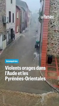 Violents orages dans les Pyrénées
