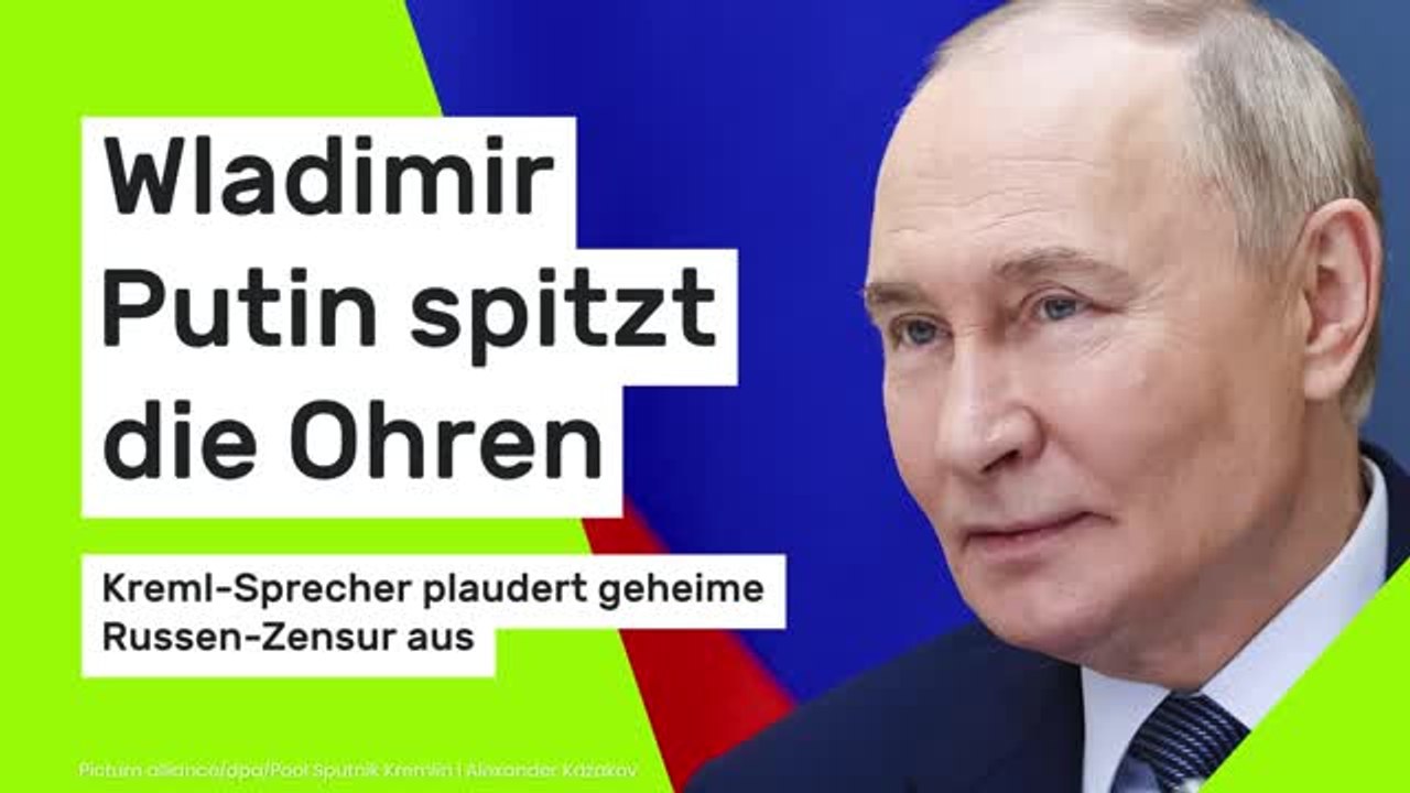 Wladimir Putin: Putin-Insider plaudert geheime Russen-Zensur aus