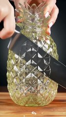 Glow Glass cutting - Ultra Satisfying ASMR