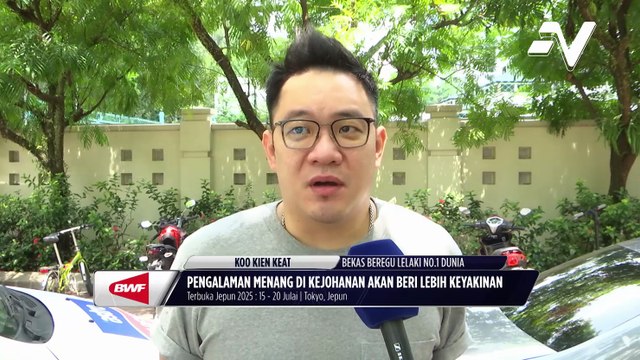 Terbuka Jepun medan untuk pemain negara kembali pamer prestasi sebenar selepas berehat hampir 2 bulan