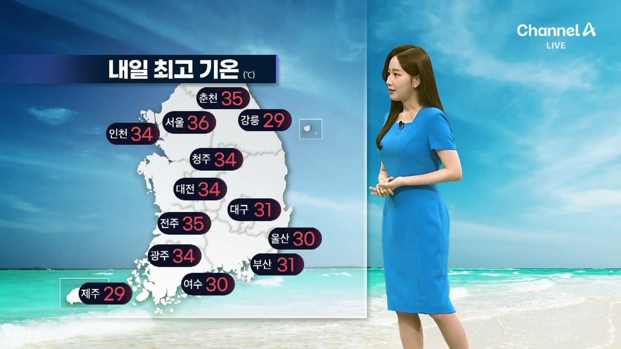 [날씨]주말까지 건식 폭염…다음 주 습식 사우나