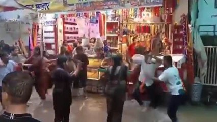 devotees beaten in Baba Khatu Shyam temple video viral