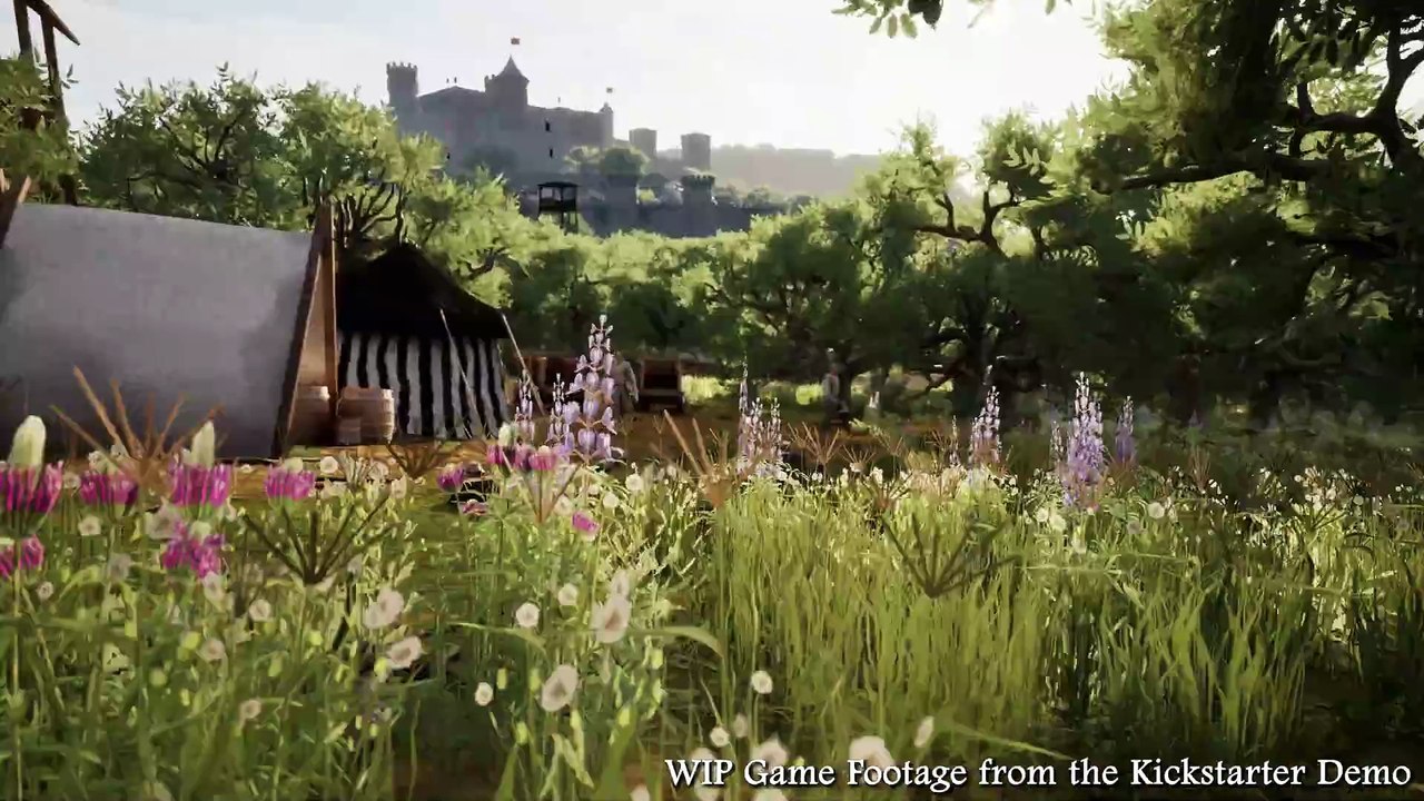 Das Kickstarter-Video von Lionhearts zeigt das  Mittelalter-MMOPRG von Credenzio Studios