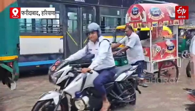 पानी-पानी हुई स्मार्ट सिटी, फरीदाबाद बस स्टैंड बना तालाब, थोड़ी सी बारिश से खुली प्रशासनिक दावों की पोल