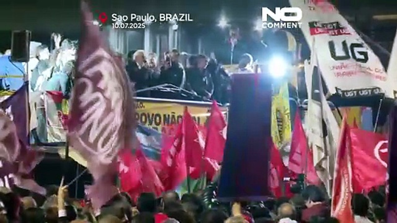 Brasilianer demonstrieren gegen Trump und fordern höhere Steuern für Reiche