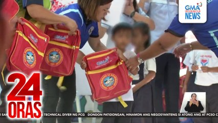 9,200 students sa Capiz at Negros Occ., binigyan ng school supplies ng GMAKF | 24 Oras