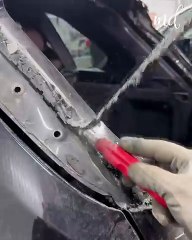 Broken car rear window replacement ASMR! 🚙🔊