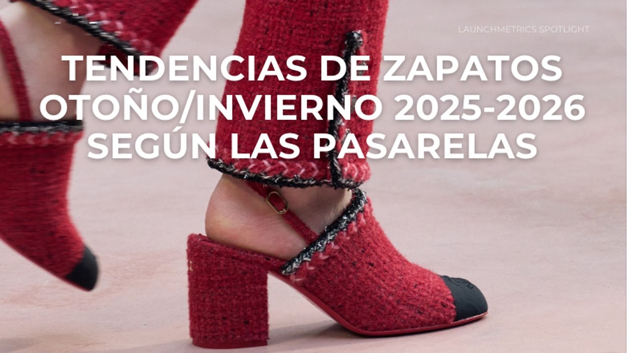 Tendencias de zapatos otoño/invierno 2025-2026 según las pasarelas