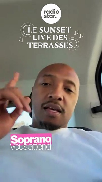 🎤 Soprano vous donne rendez-vous le 13 juillet au Sunset Live des Terasses à partir de 18h30 !