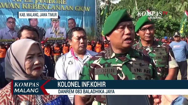 Ratusan Relawan Daerah Rawan Bencana di Malang Lakukan Mitigasi