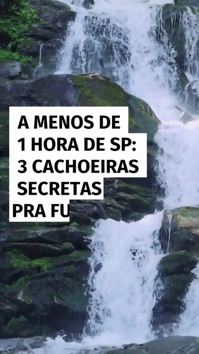 3 cachoeiras secretas pra fugir da rotina