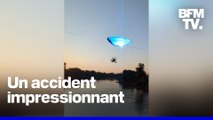 États-Unis: un parapente percute un câble électrique au-dessus d'un fleuve