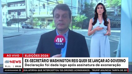 Ex-secretário Washington Reis diz que será candidato ao governo do RJ em 2026