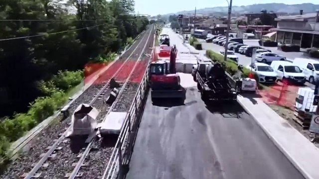 Ponte di Veggia: il sopralluogo del sindaco Daviddi e dei consiglieri comunali al cantiere