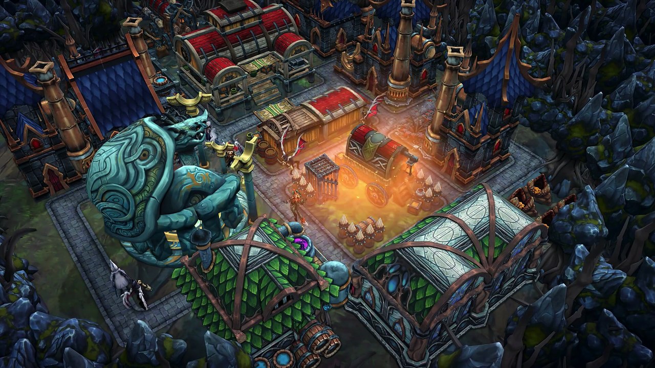 Der Trailer zu Nightwatchers, dem 2. DLC von Against the Storm auf Steam