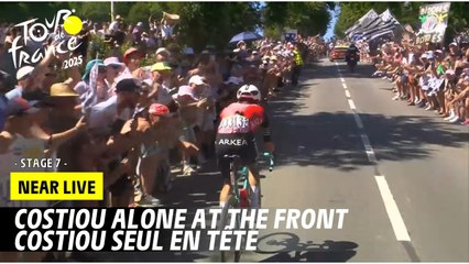 Costiou alone at the front - Stage 7 - Tour de France 2025
