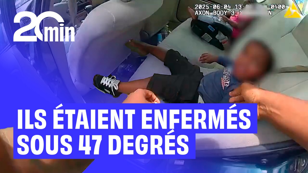 Des policiers fracassent une vitre de voiture pour sauver des enfants enfermés sous 47 degrés