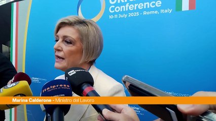 Ucraina, Calderone "Conferenza Roma guarda al futuro, focus su lavoro"