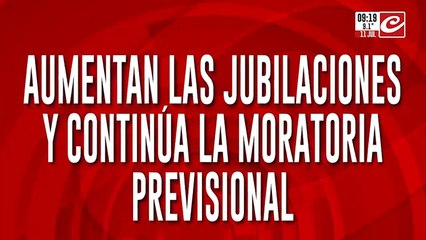 Una buena para los jubilados: aumentan los haberes y se extiende la moratoria