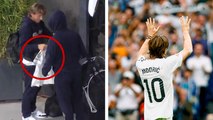 Luka Modric le regala su última camiseta a Güler y se dan un abrazo de despedida