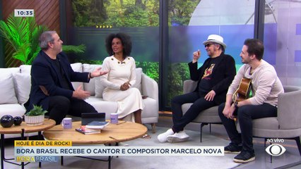 Bora Brasil recebe o cantor Marcelo Nova para celebrar Dia do Rock