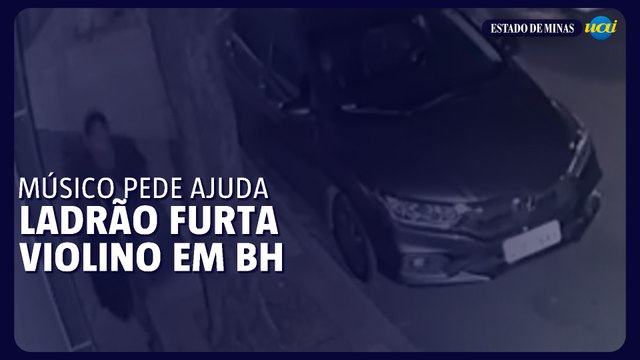 Ladrão quebra vidro de carro e furta violino de músico em BH