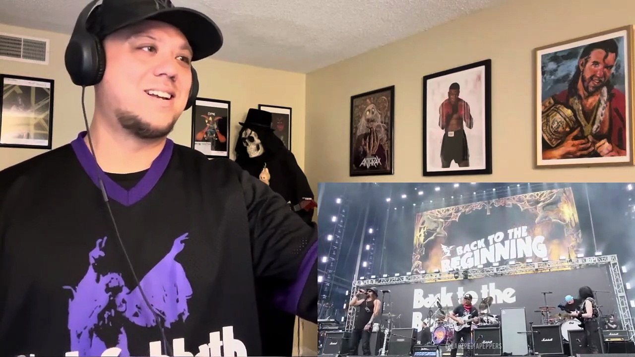 Chad Smith VS Travis Barker VS Danny Carey Drum Off at Ozzy Black Sabbath Back to the Beginning