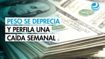 Peso se deprecia y perfila caída semanal ante preocupaciones por el T-MEC